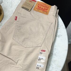 Levi's Light Tan Slim Jeans
